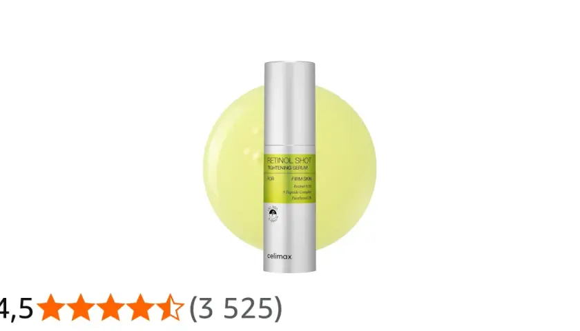 Celimax Retinol Shot – serum napinające z retinolem 0.1% i kompleksem 9 peptydów dla jędrnej skóry.